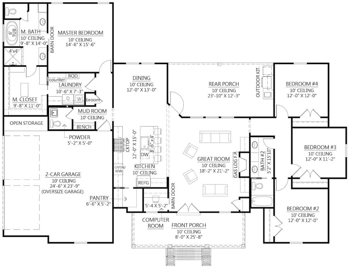 Floor Plan Main Level