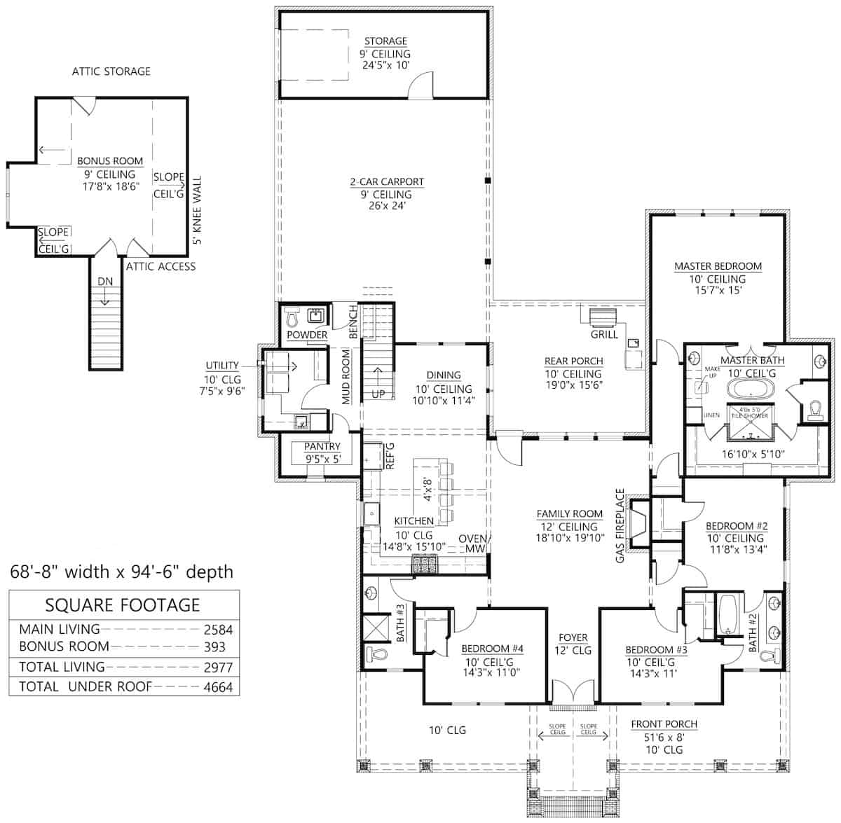 Floor Plan Main Level