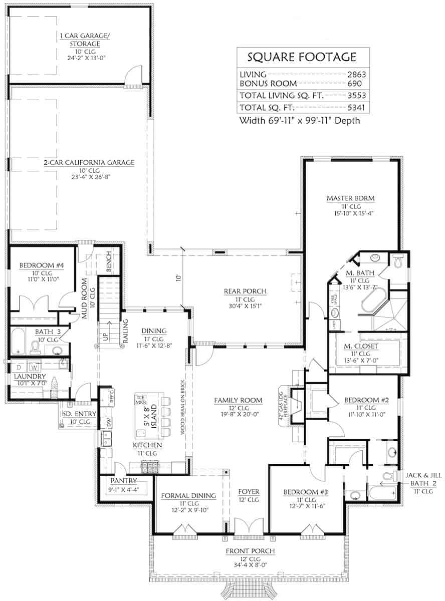 Floor Plan Main Level
