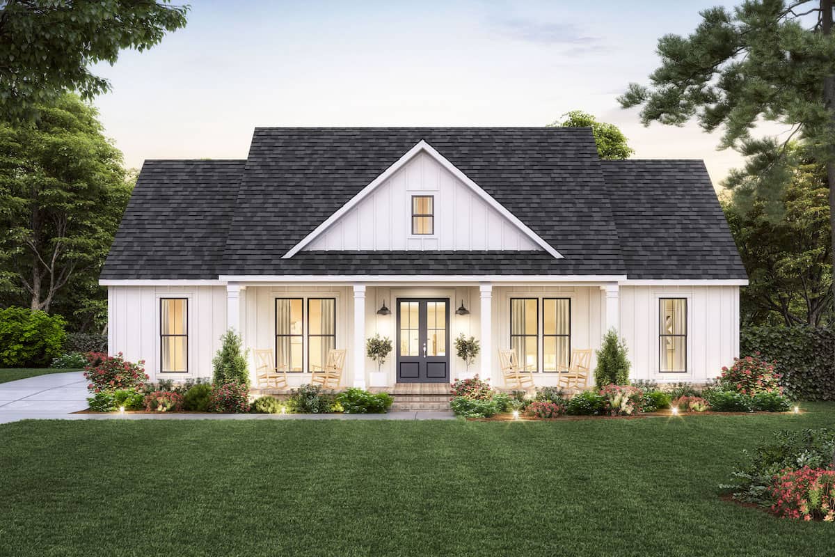 3-Bedroom, 1924 Sq Ft Ranch Home - Plan #206-1045 - Main Exterior