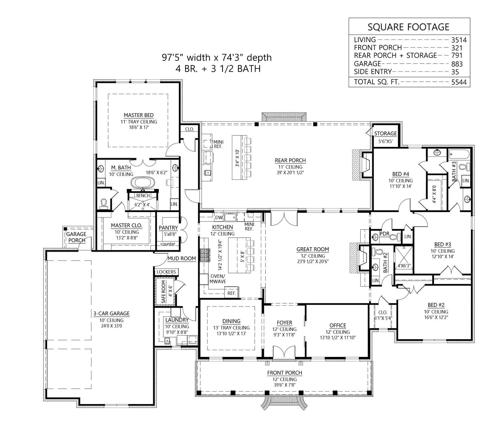 Floor Plan First Story