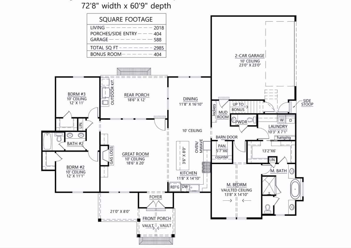 Floor Plan First Story