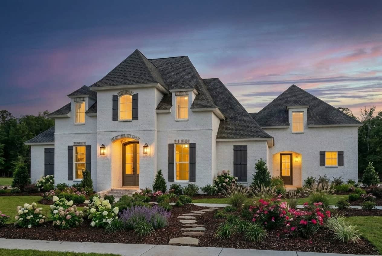 4-Bedroom, 2851 Sq Ft French Home Plan - 206-1073 - Main Exterior