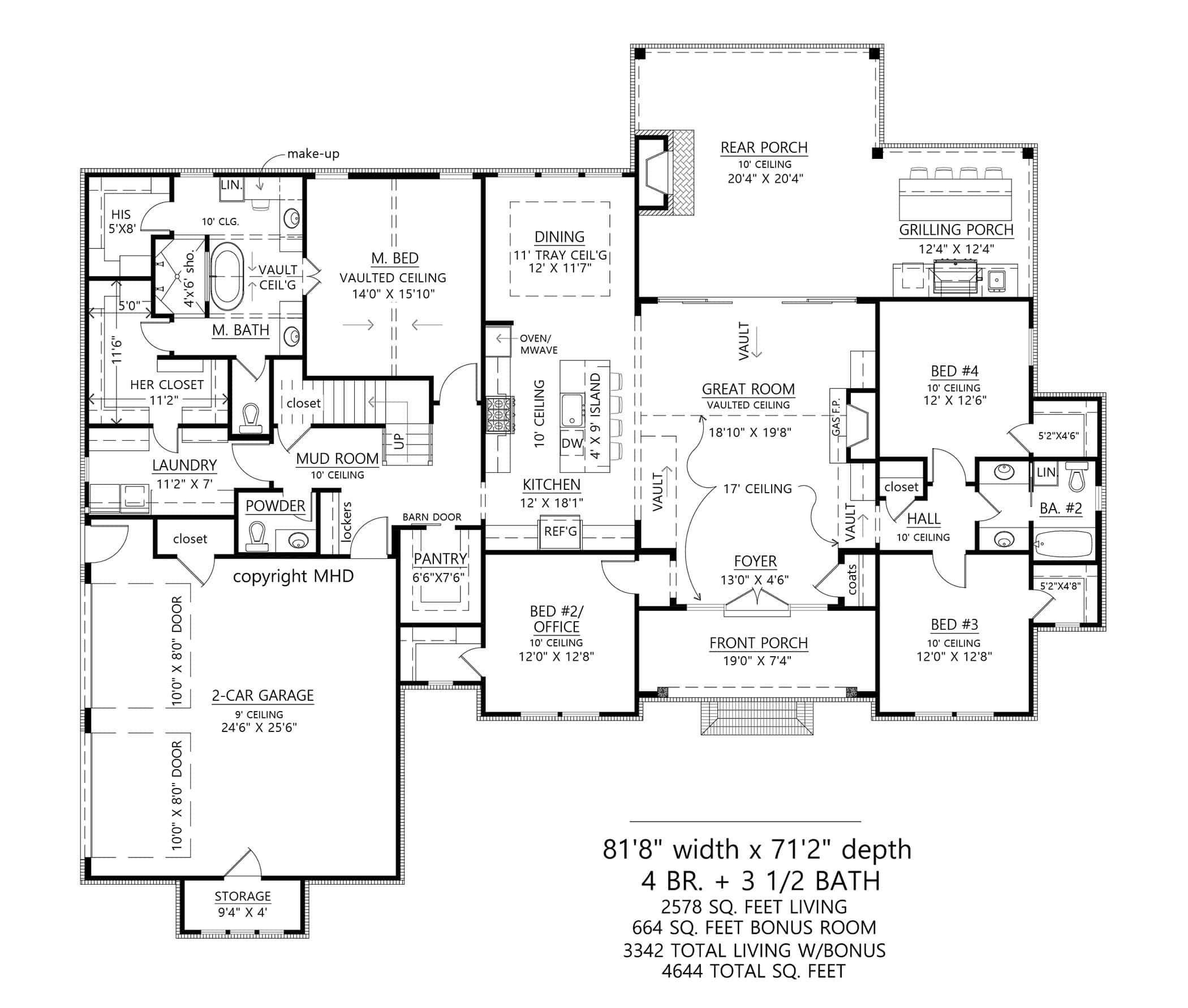 Floor Plan First Story