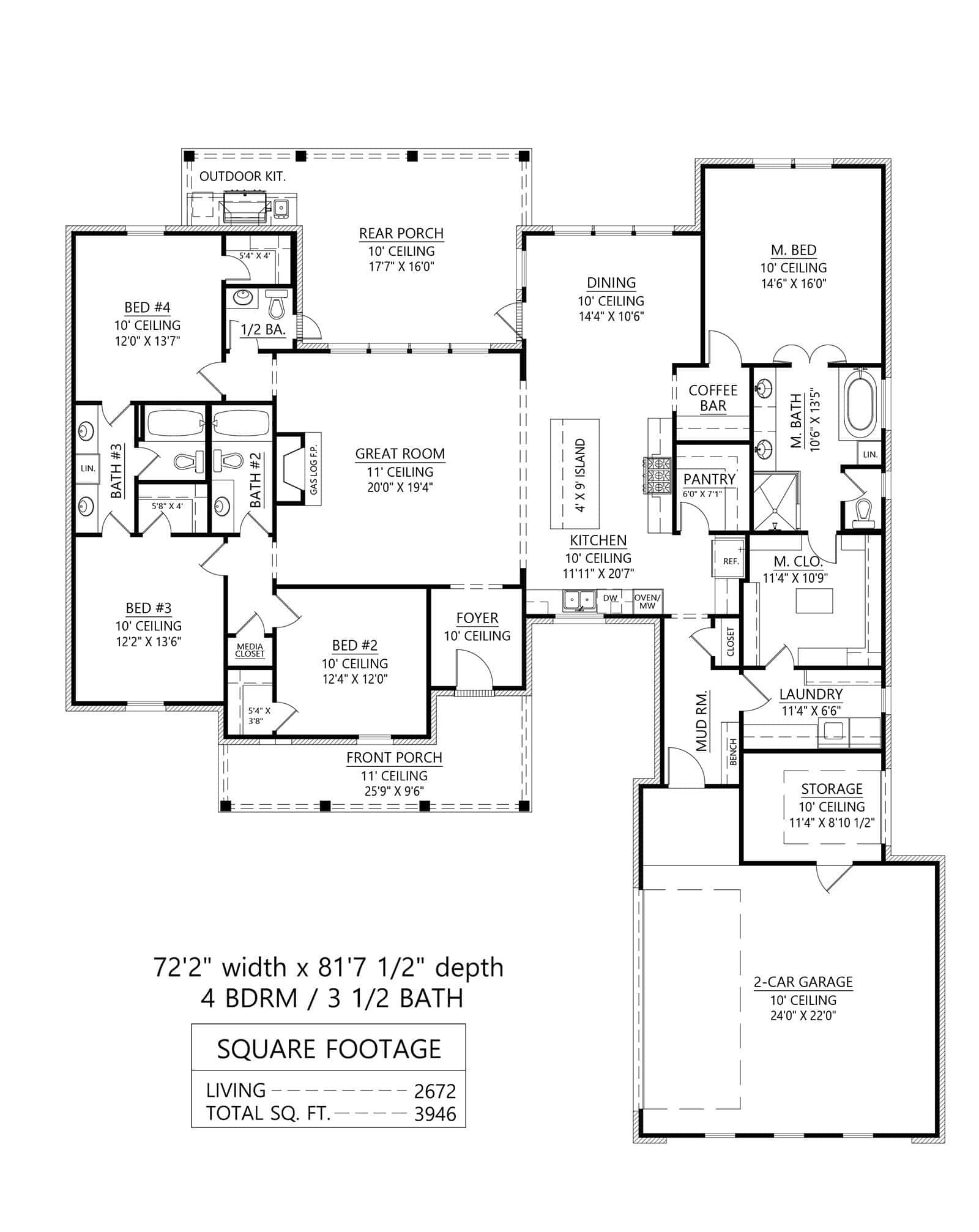 Floor Plan First Story