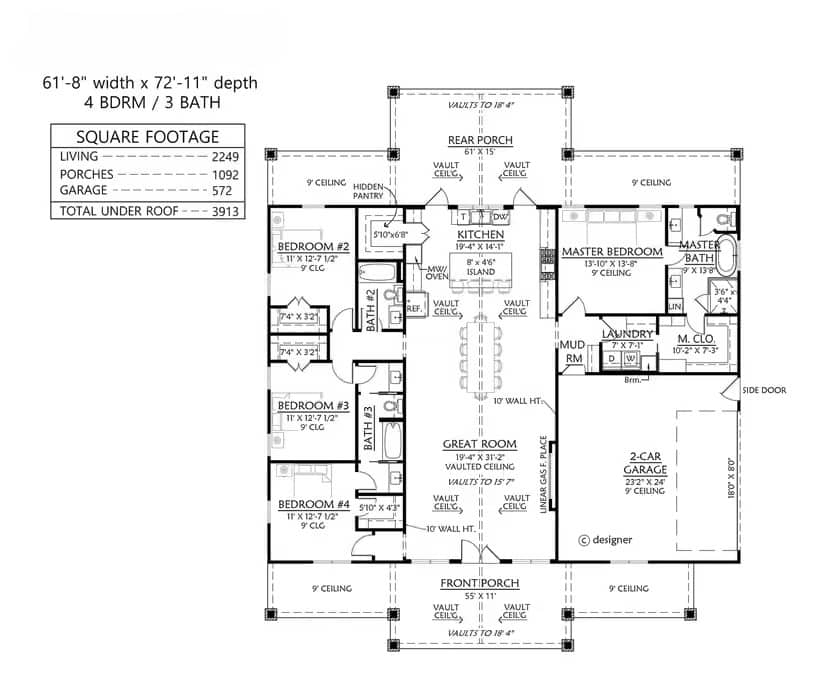 Floor Plan First Story