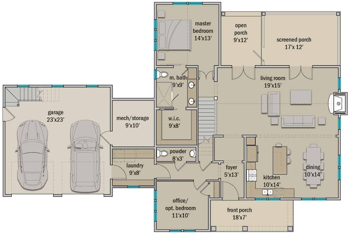 Floor Plan Main Level