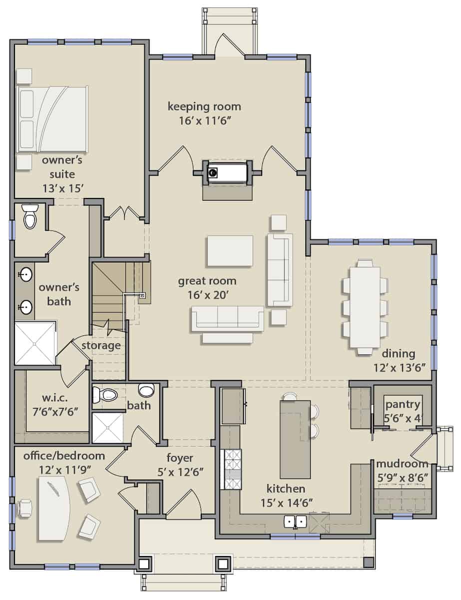 Floor Plan Main Level