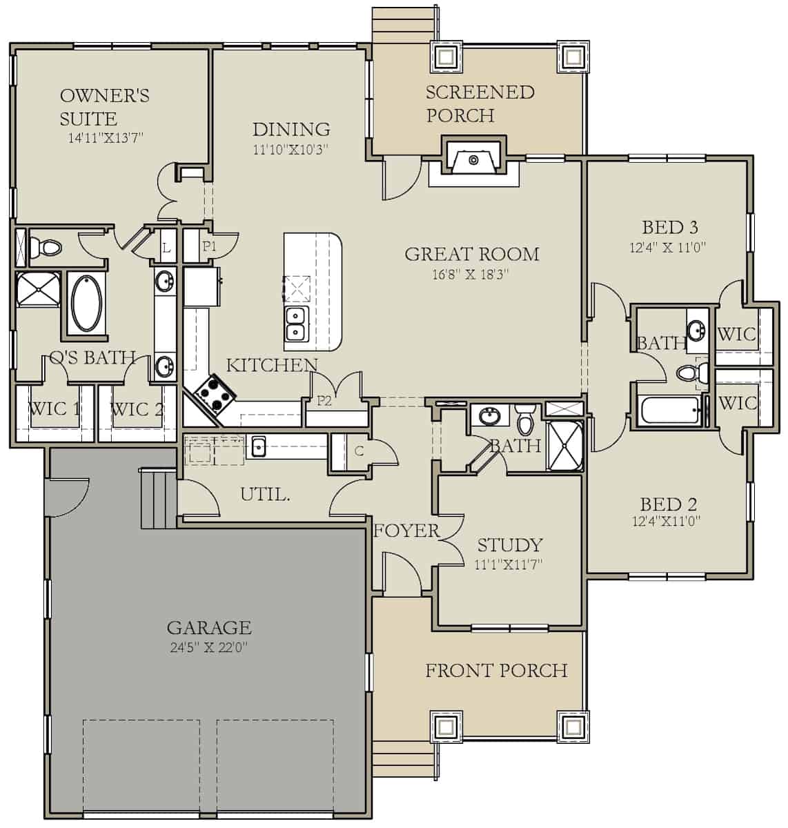 Floor Plan Main Level