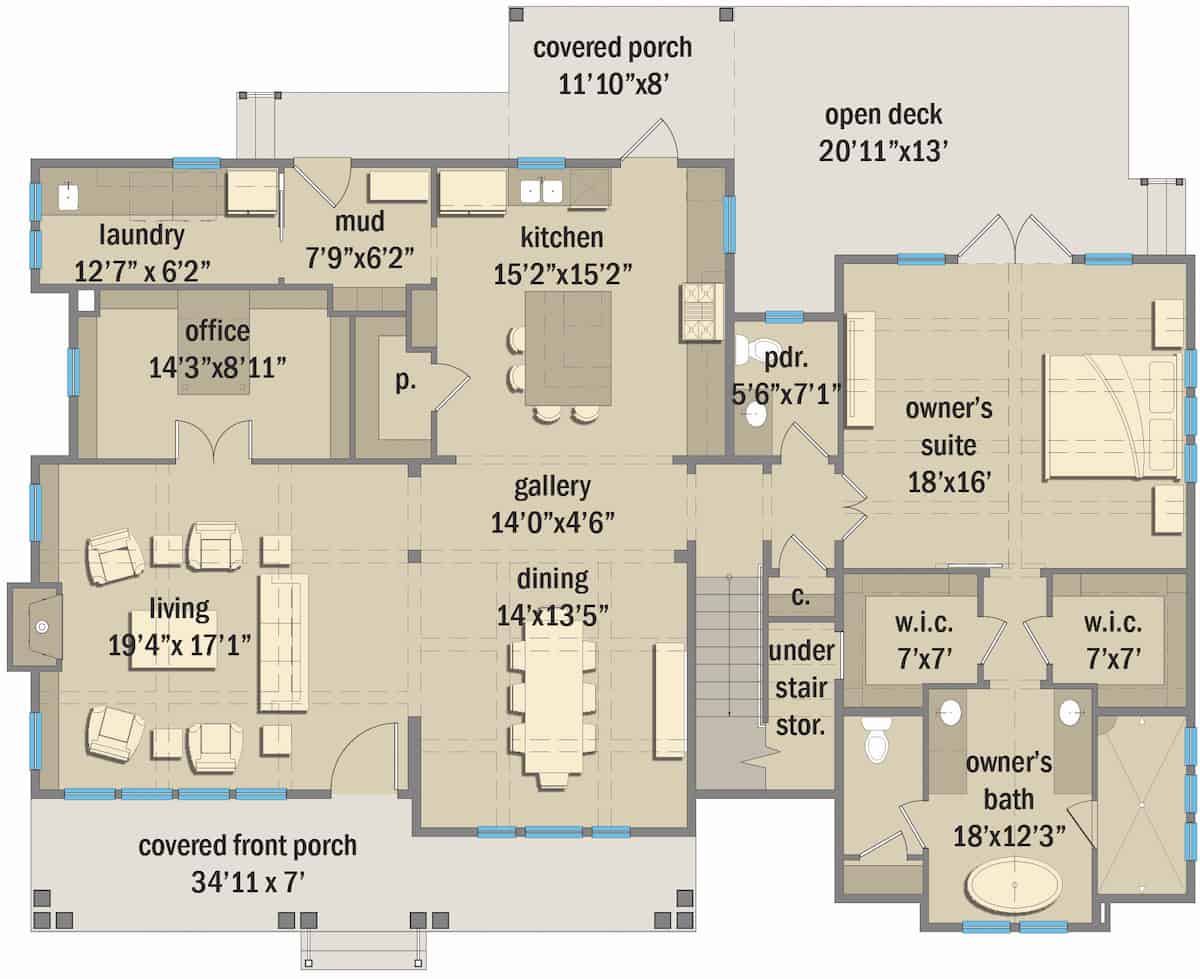 Floor Plan Main Level