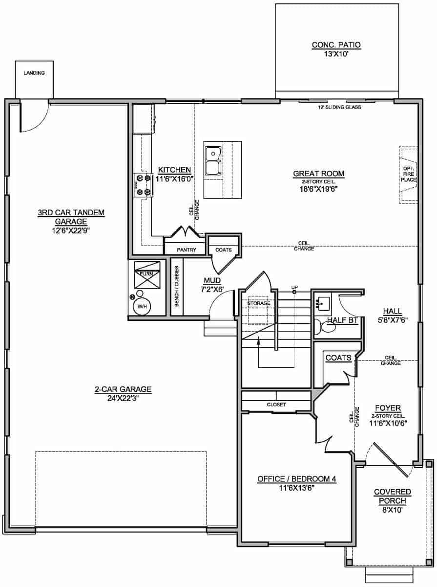 Floor Plan Main Level