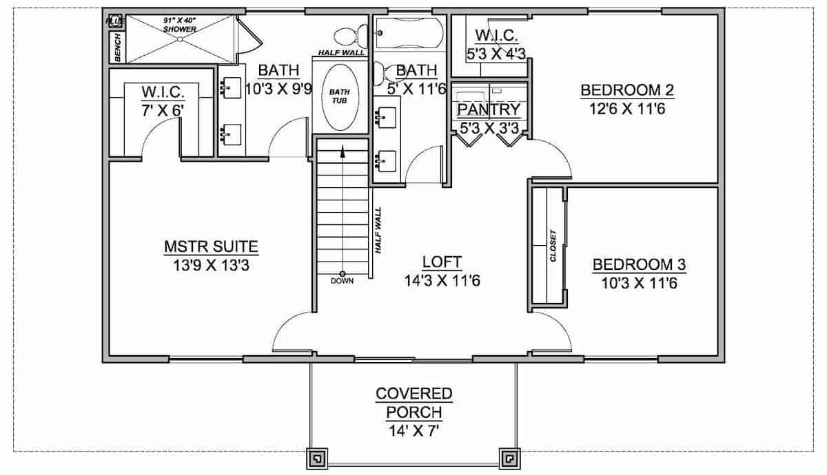 Floor Plan Upper Level
