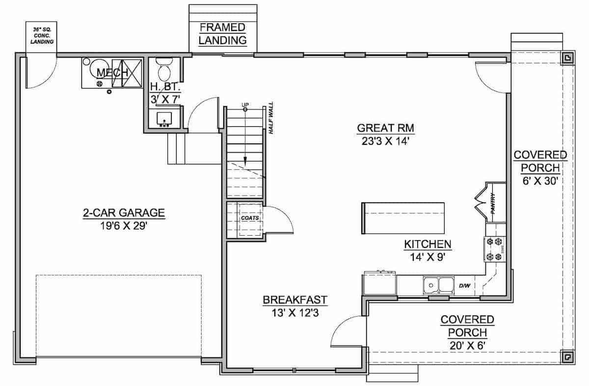 Floor Plan Main Level
