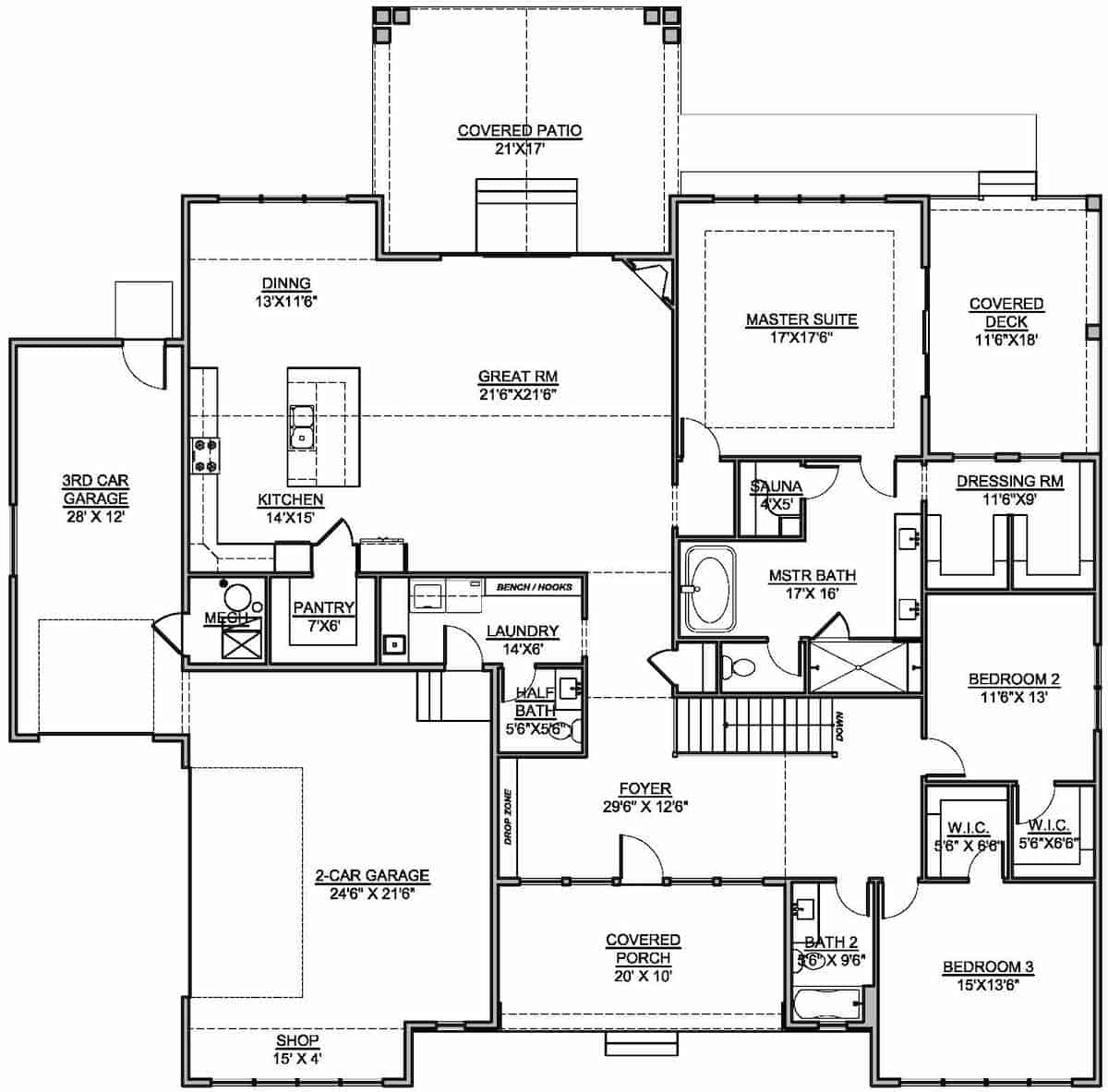 Floor Plan Main Level
