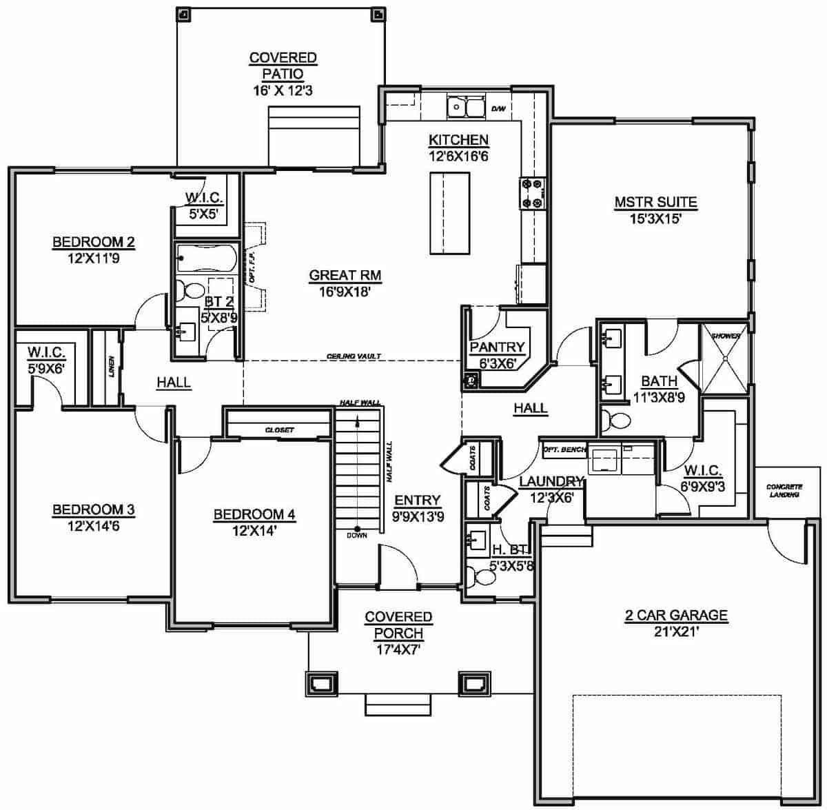 Floor Plan Main Level