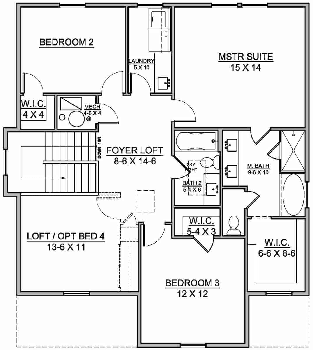 Floor Plan Upper Level