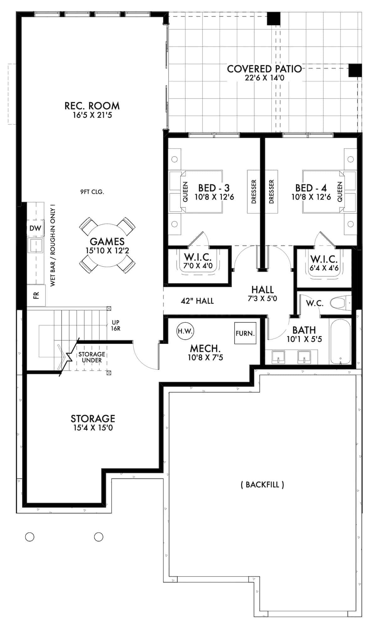 Basement Option Layout