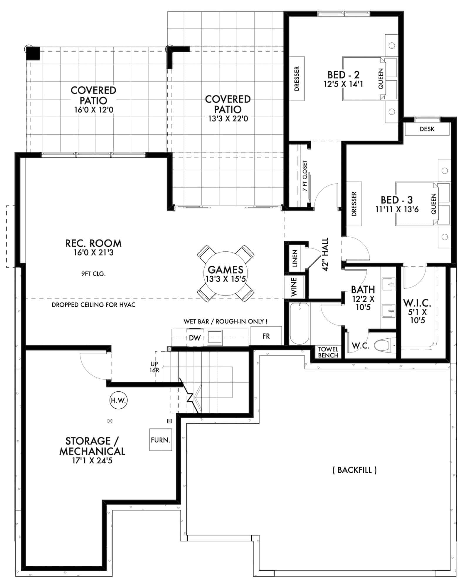 Basement Option Layout