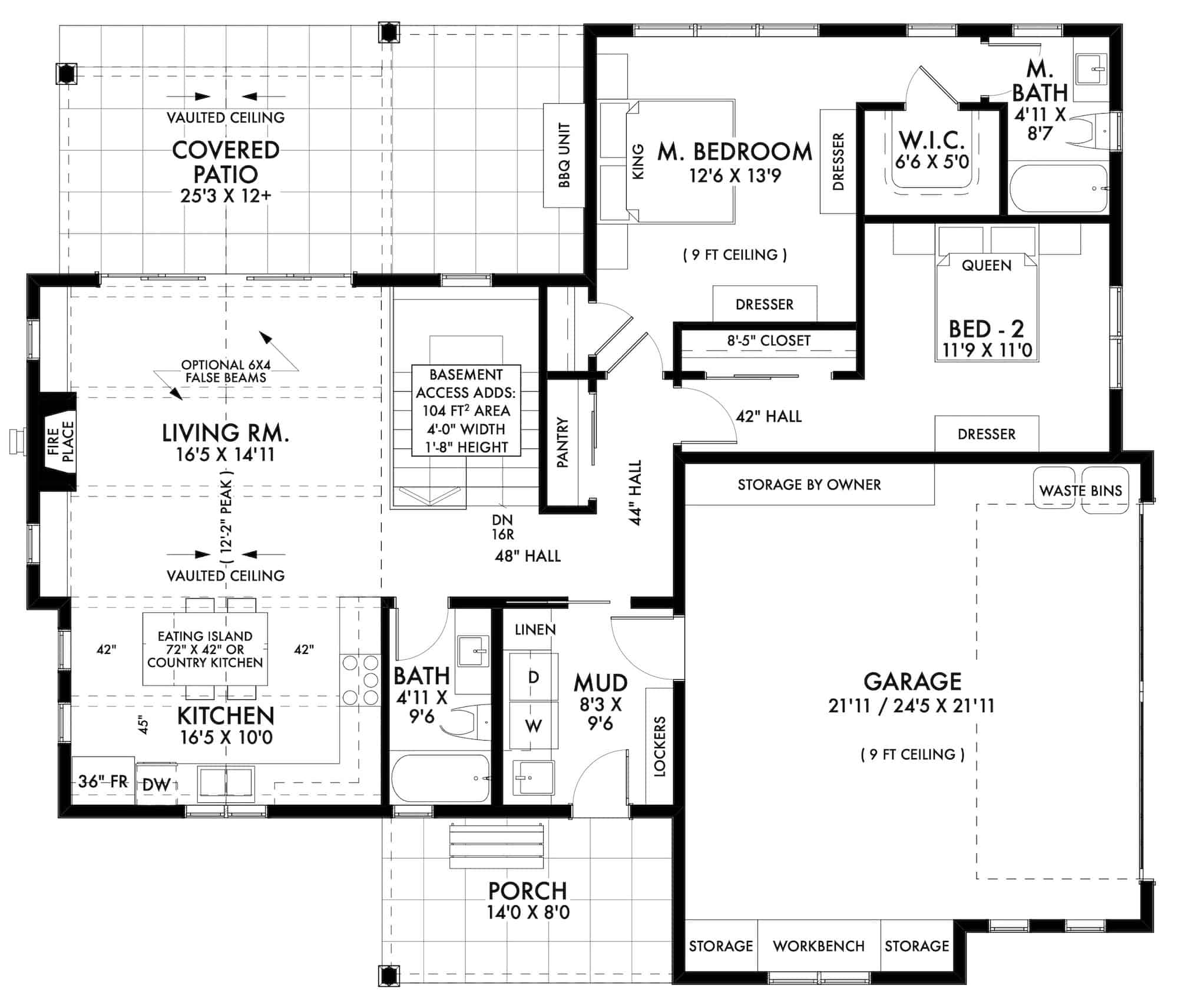 Basement Option Stair Location