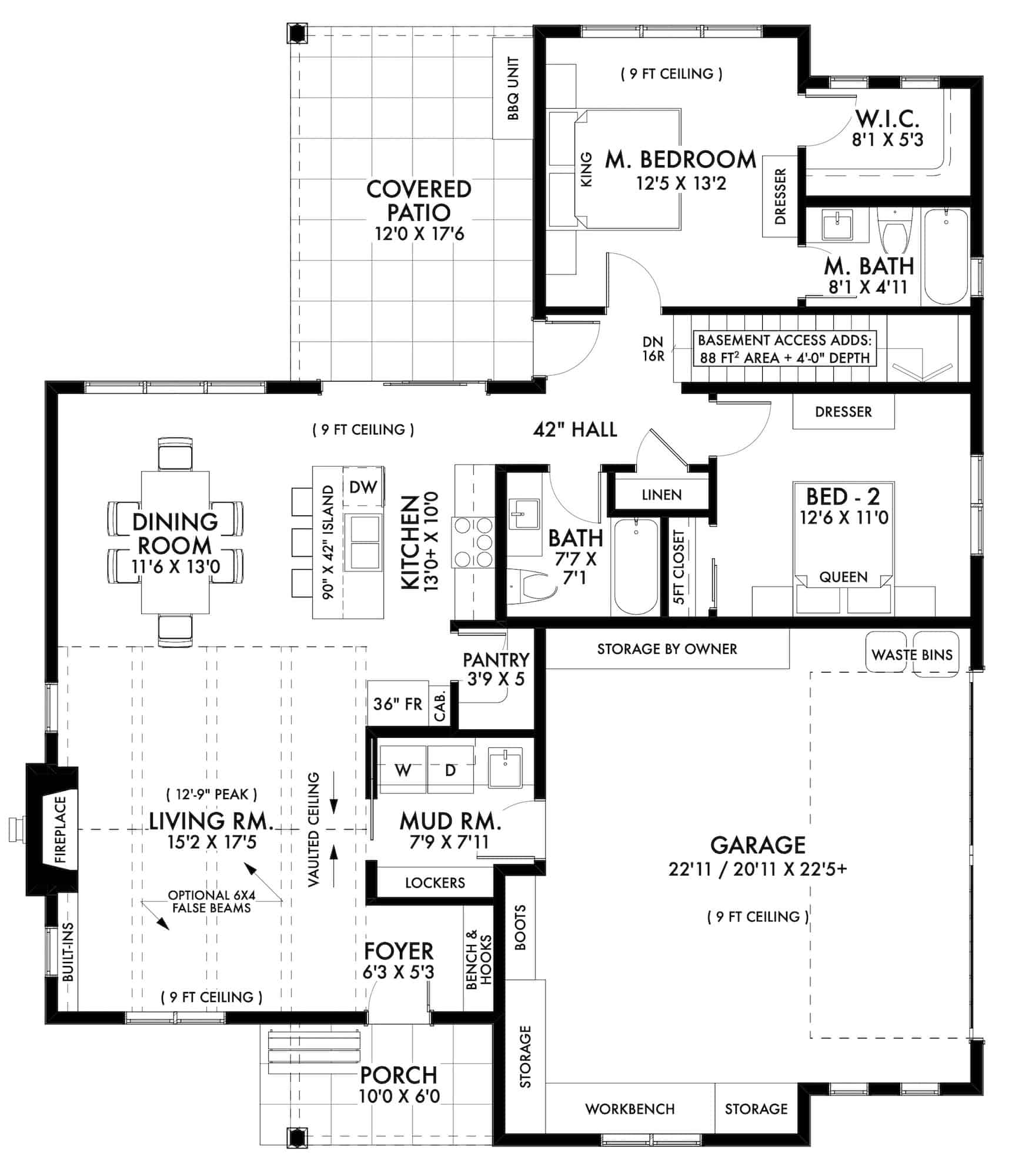 Basement Option Stair Location