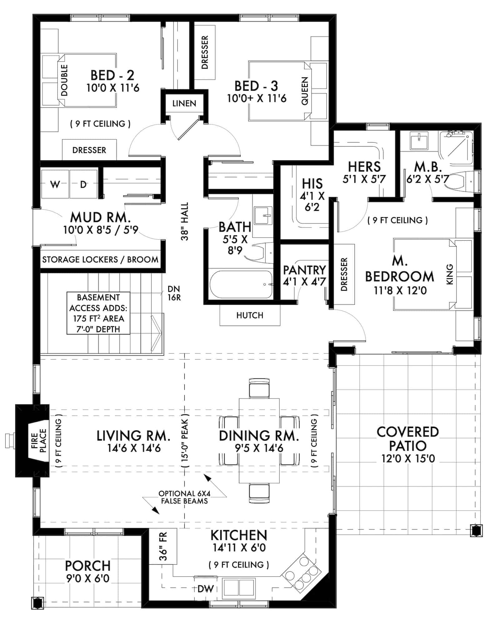 Basement Option Stair Location