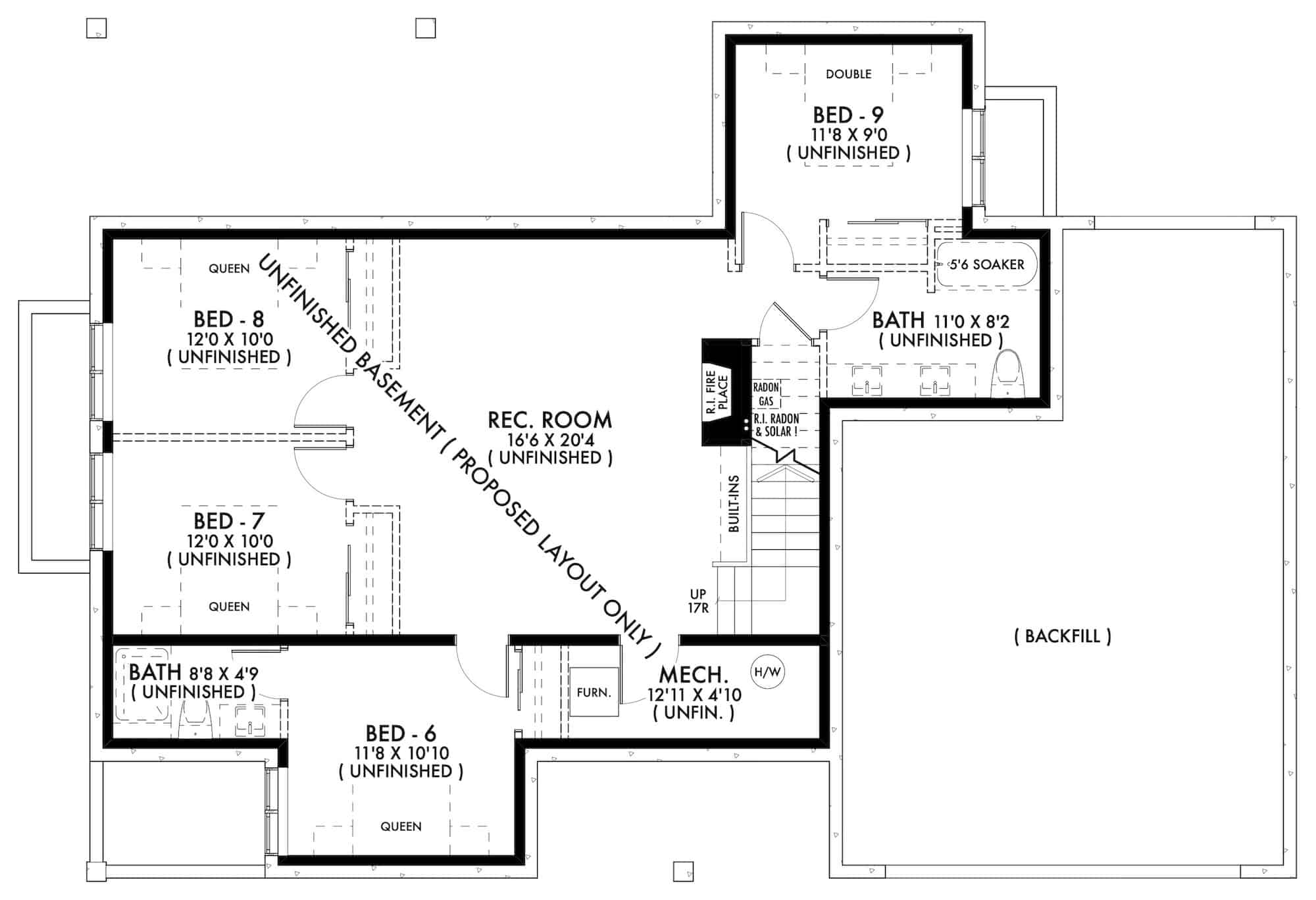 Basement Option Layout