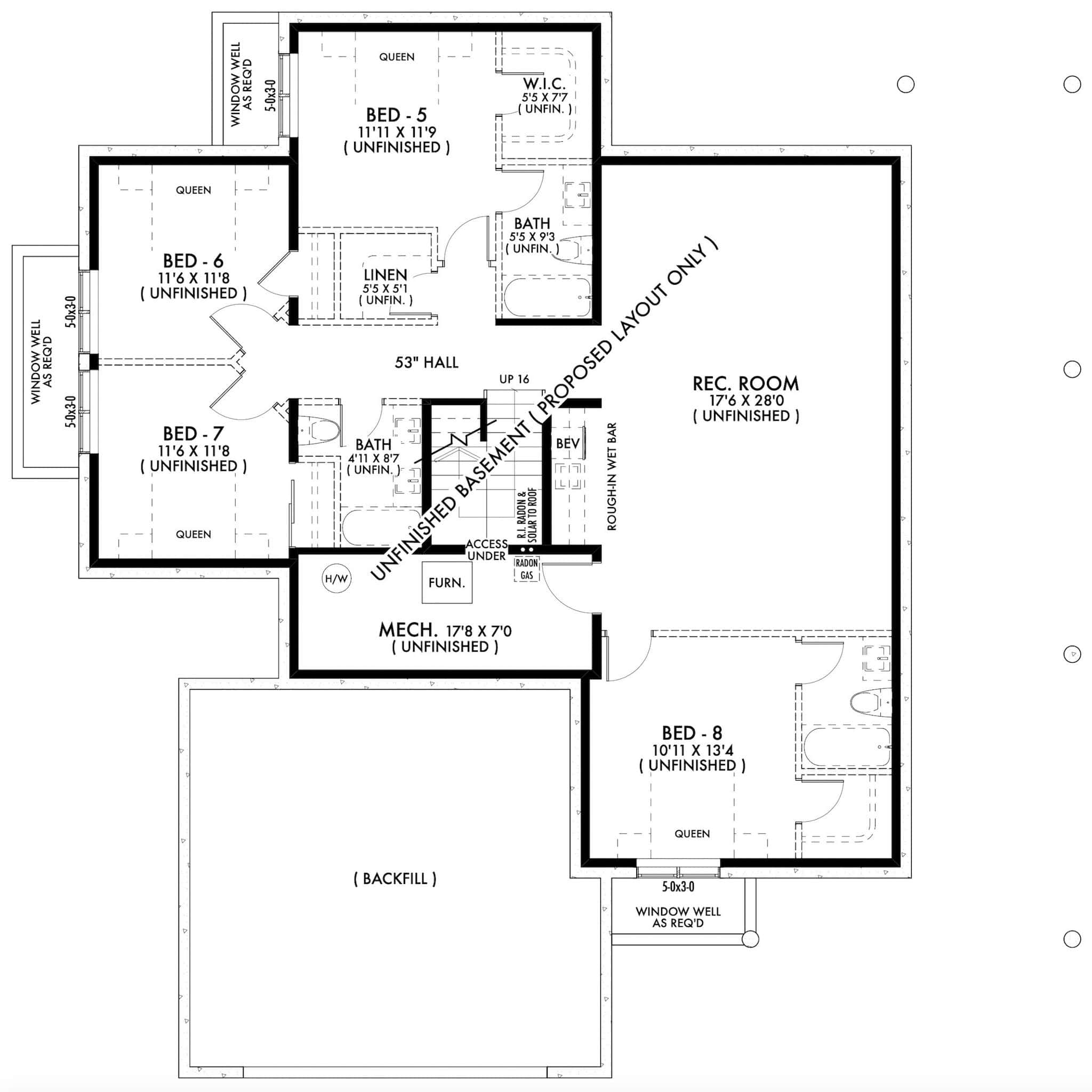 Basement Option Layout