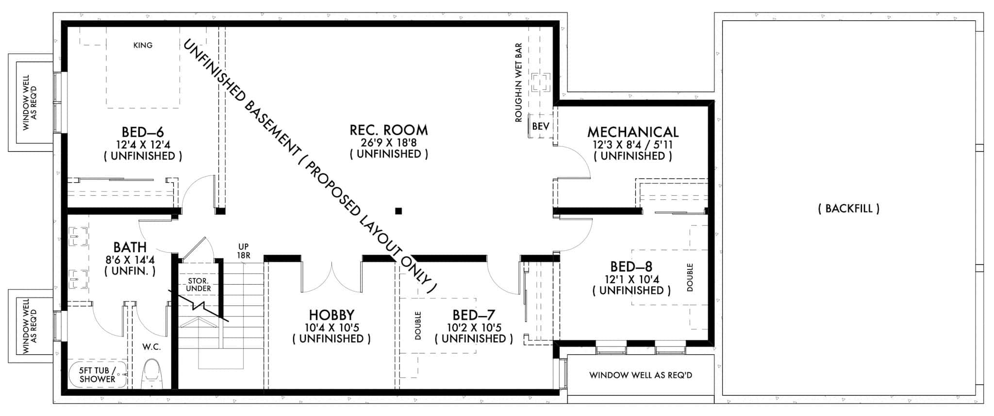Basement Option Layout