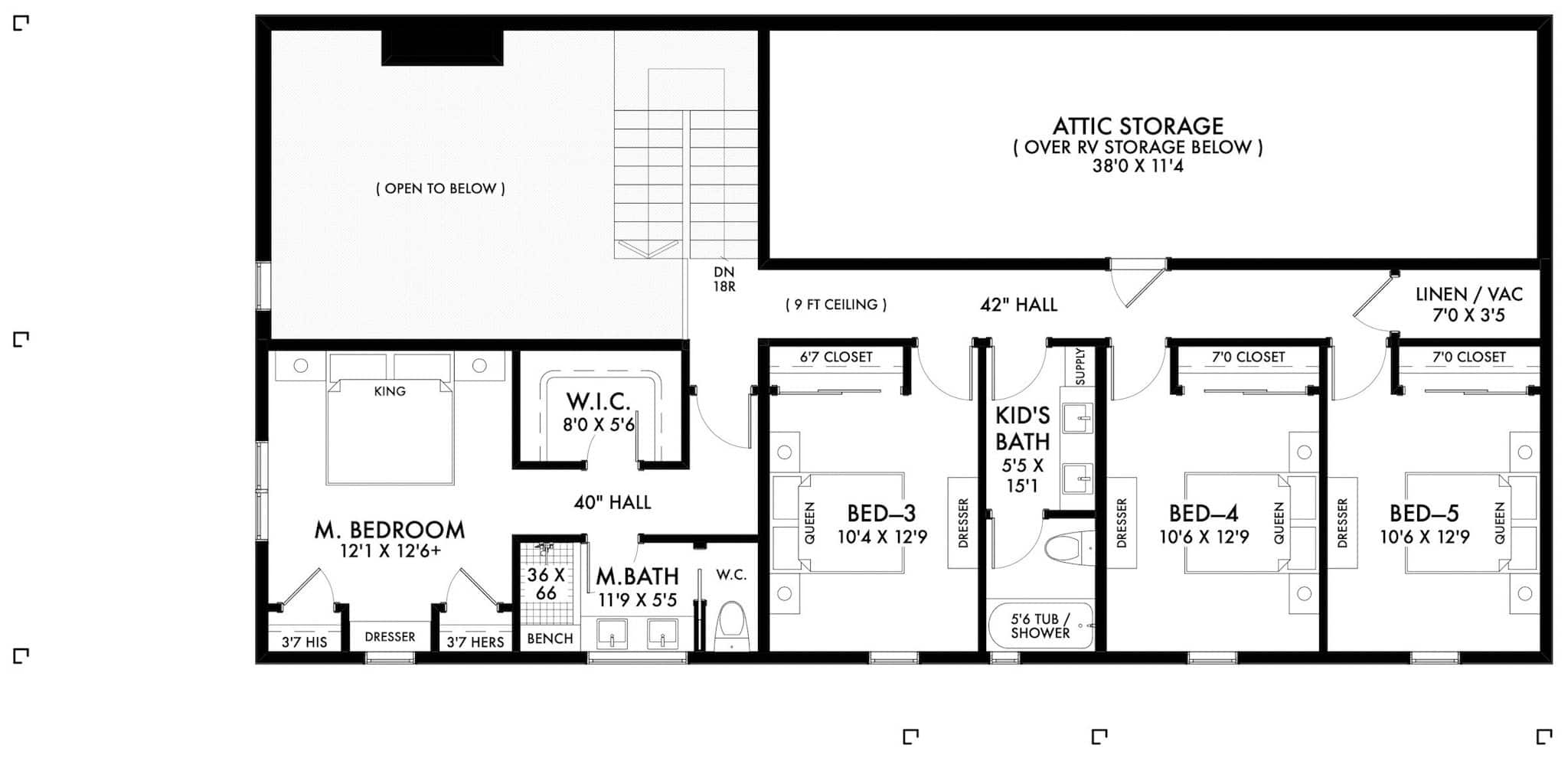 Floor Plan Second Story