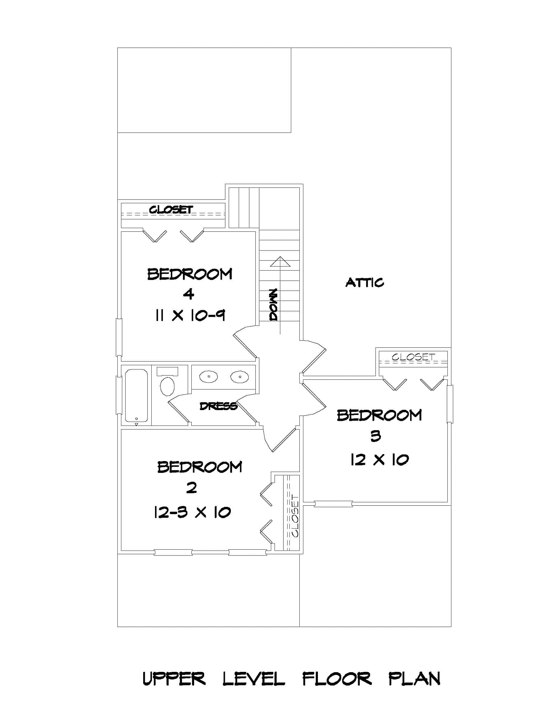 Floor Plan Second Story