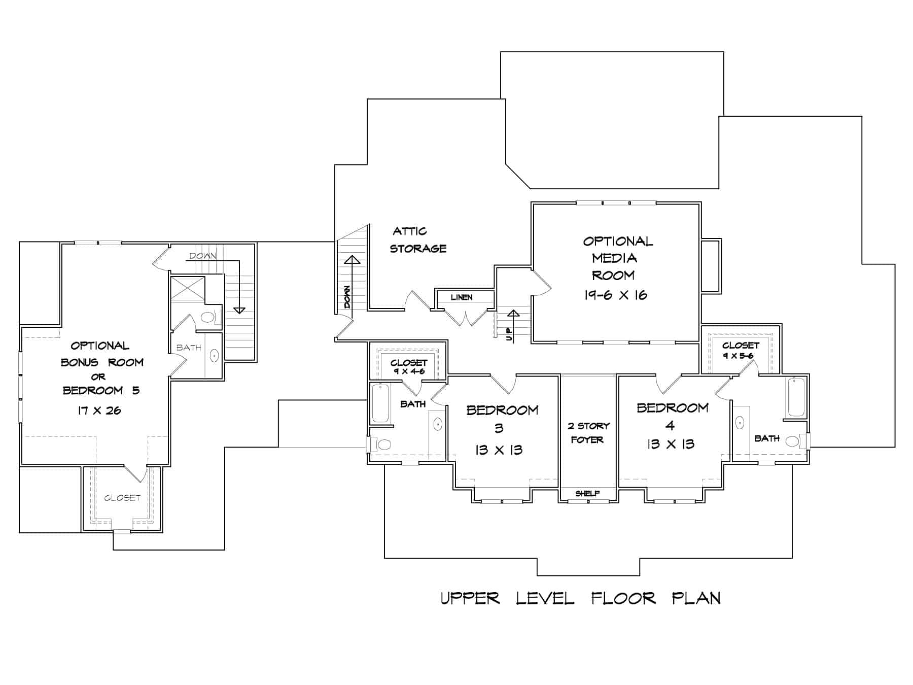 Floor Plan Second Story