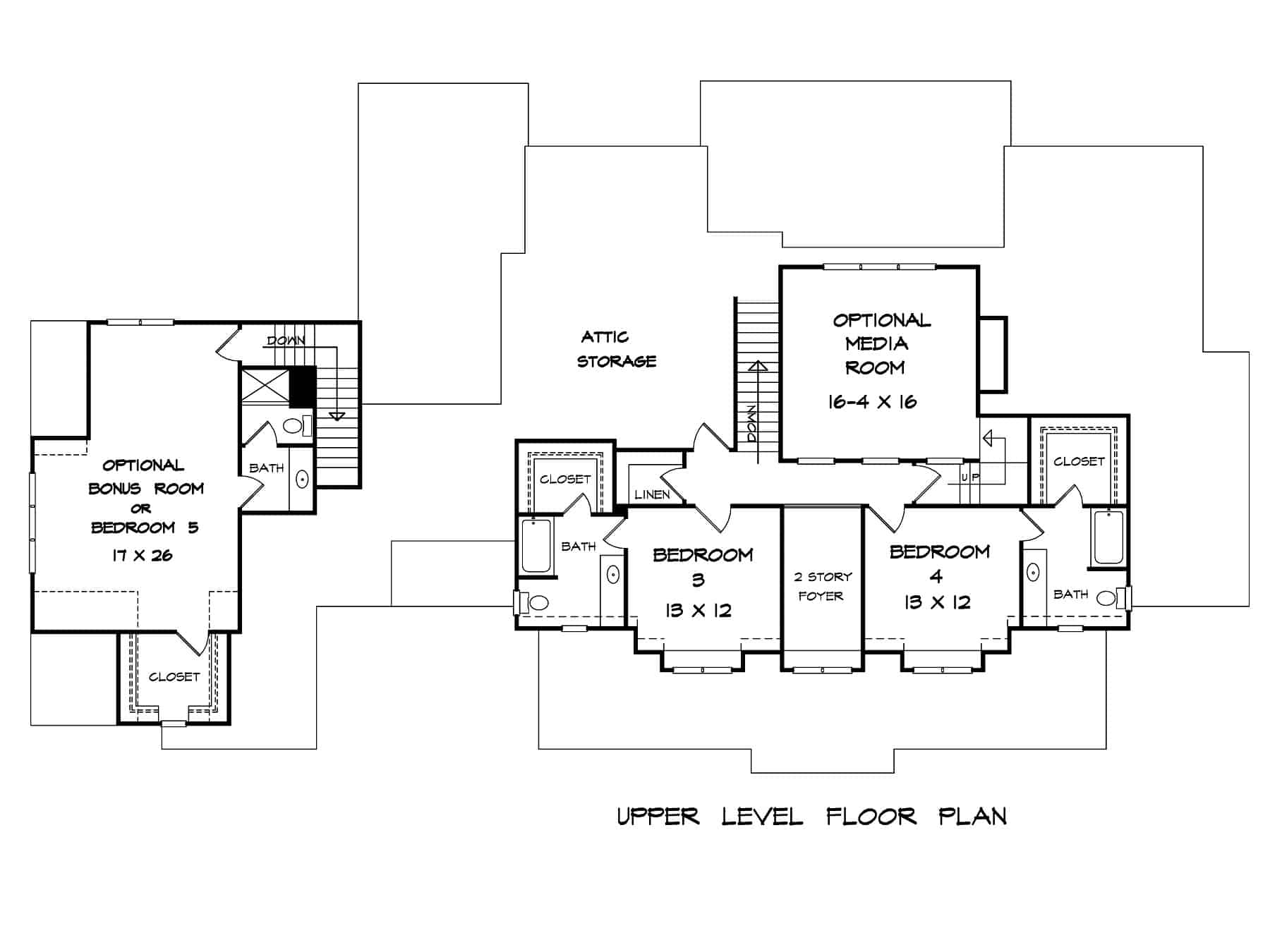Floor Plan Second Story