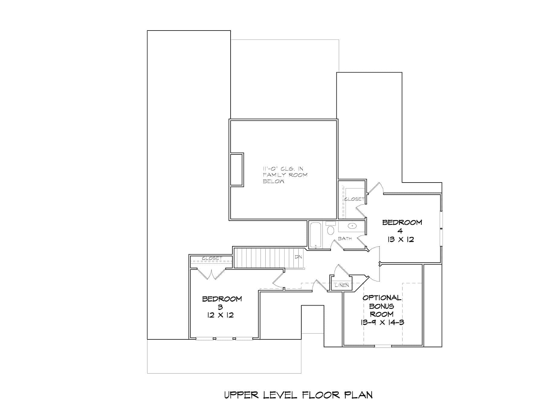 Floor Plan Second Story