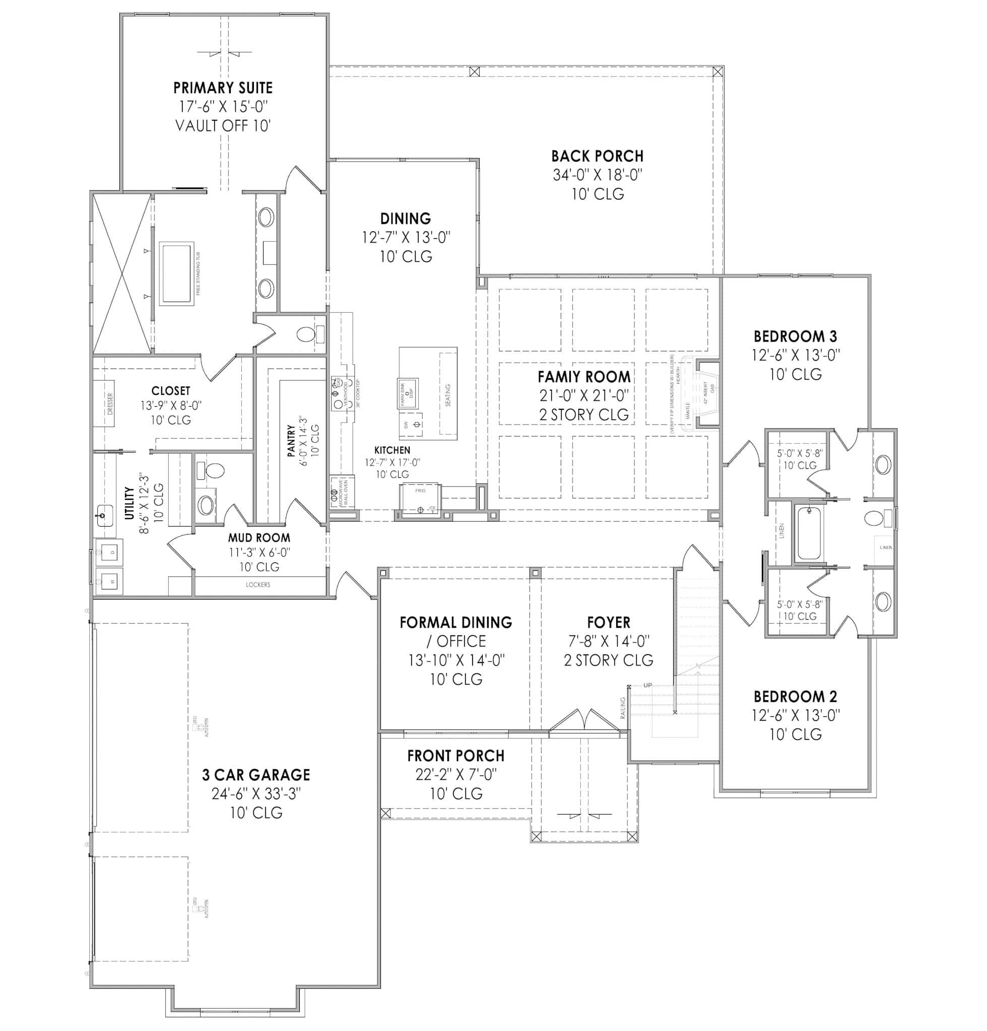 Floor Plan First Story
