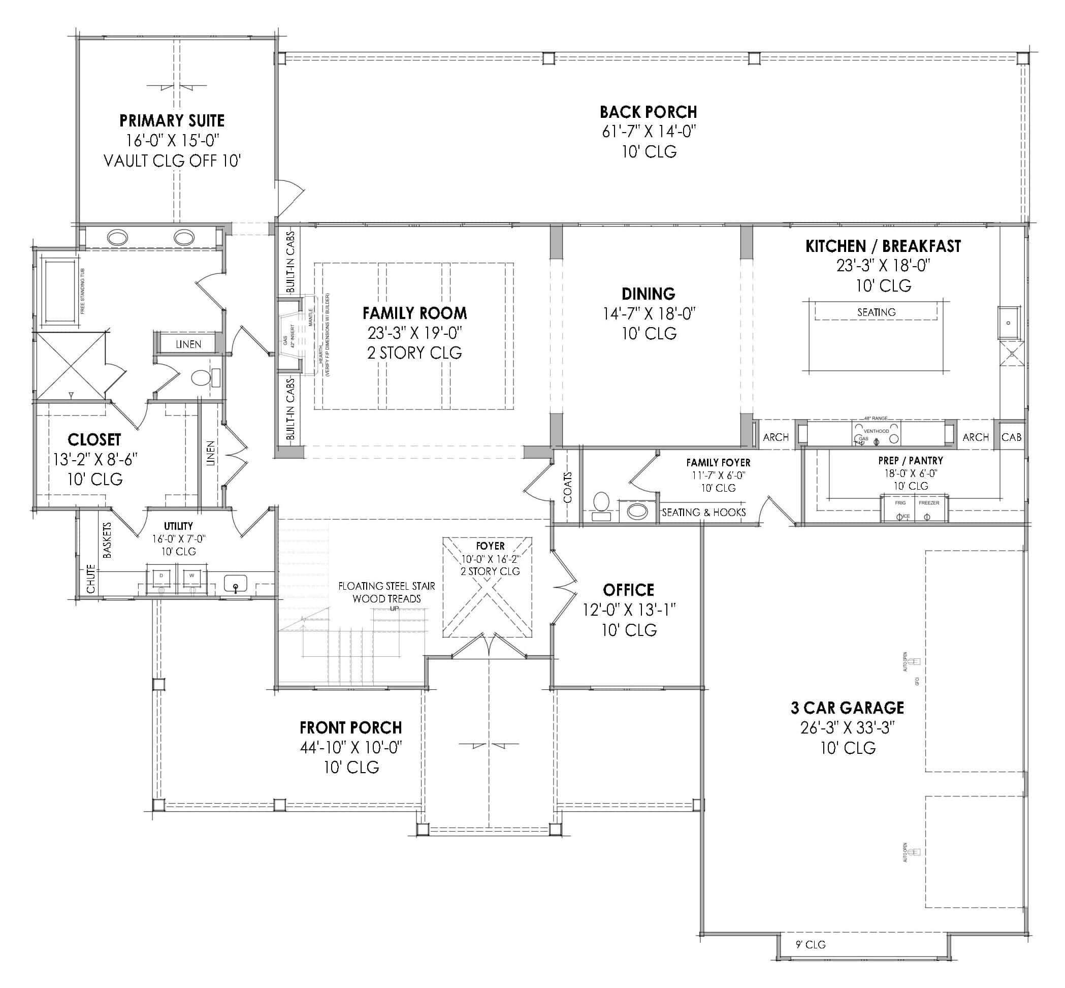Floor Plan First Story