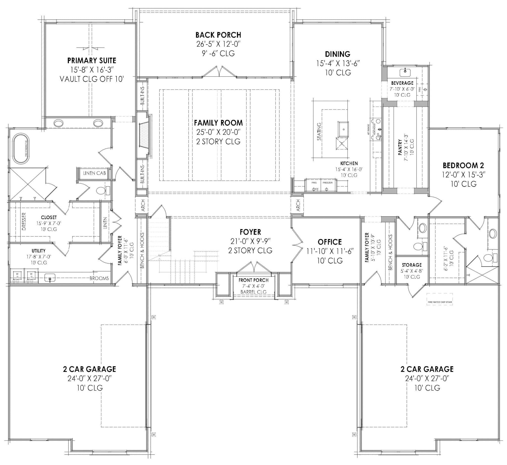 Floor Plan First Story