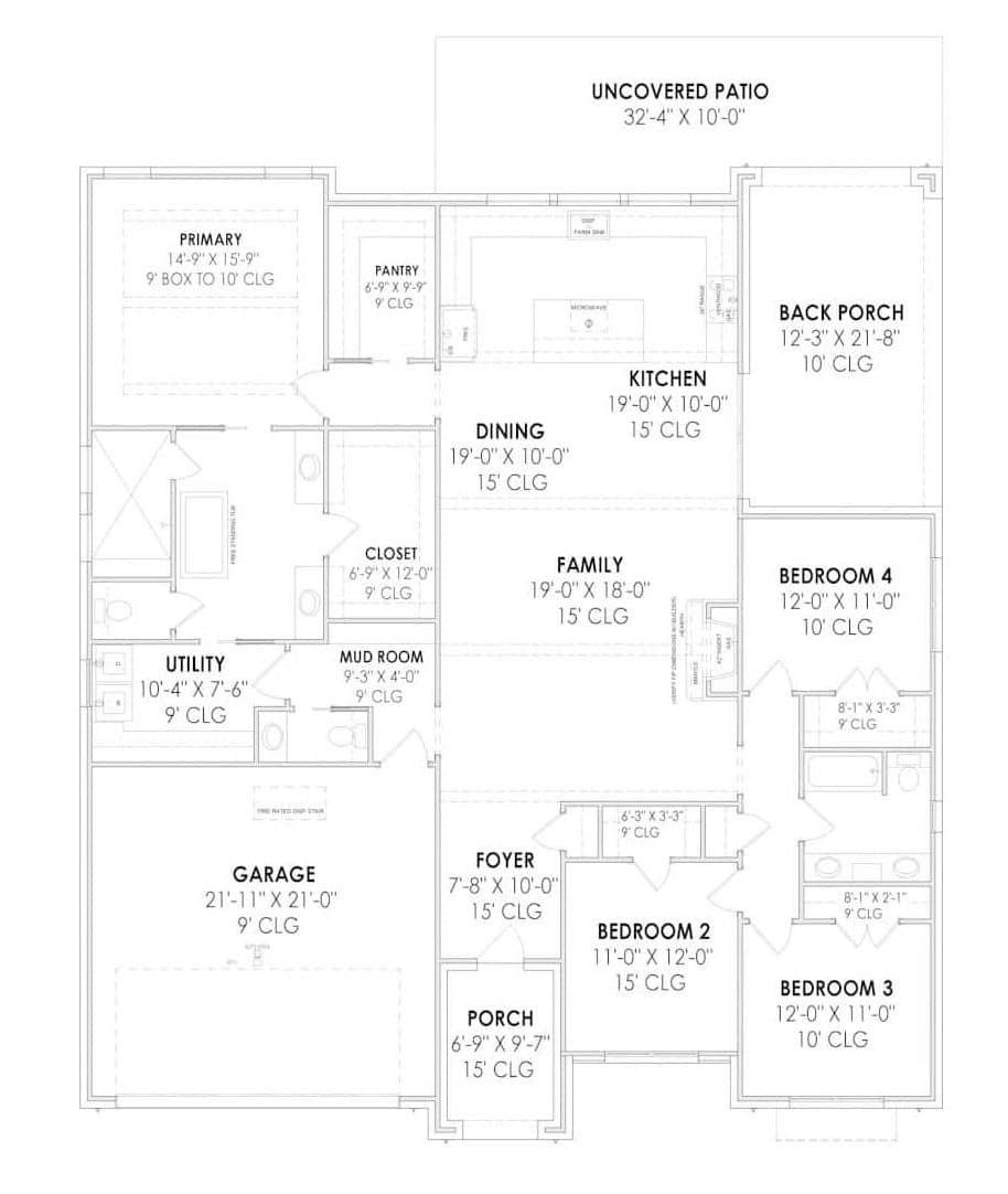 Floor Plan First Story