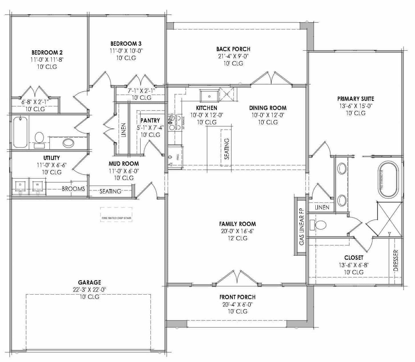 Floor Plan First Story