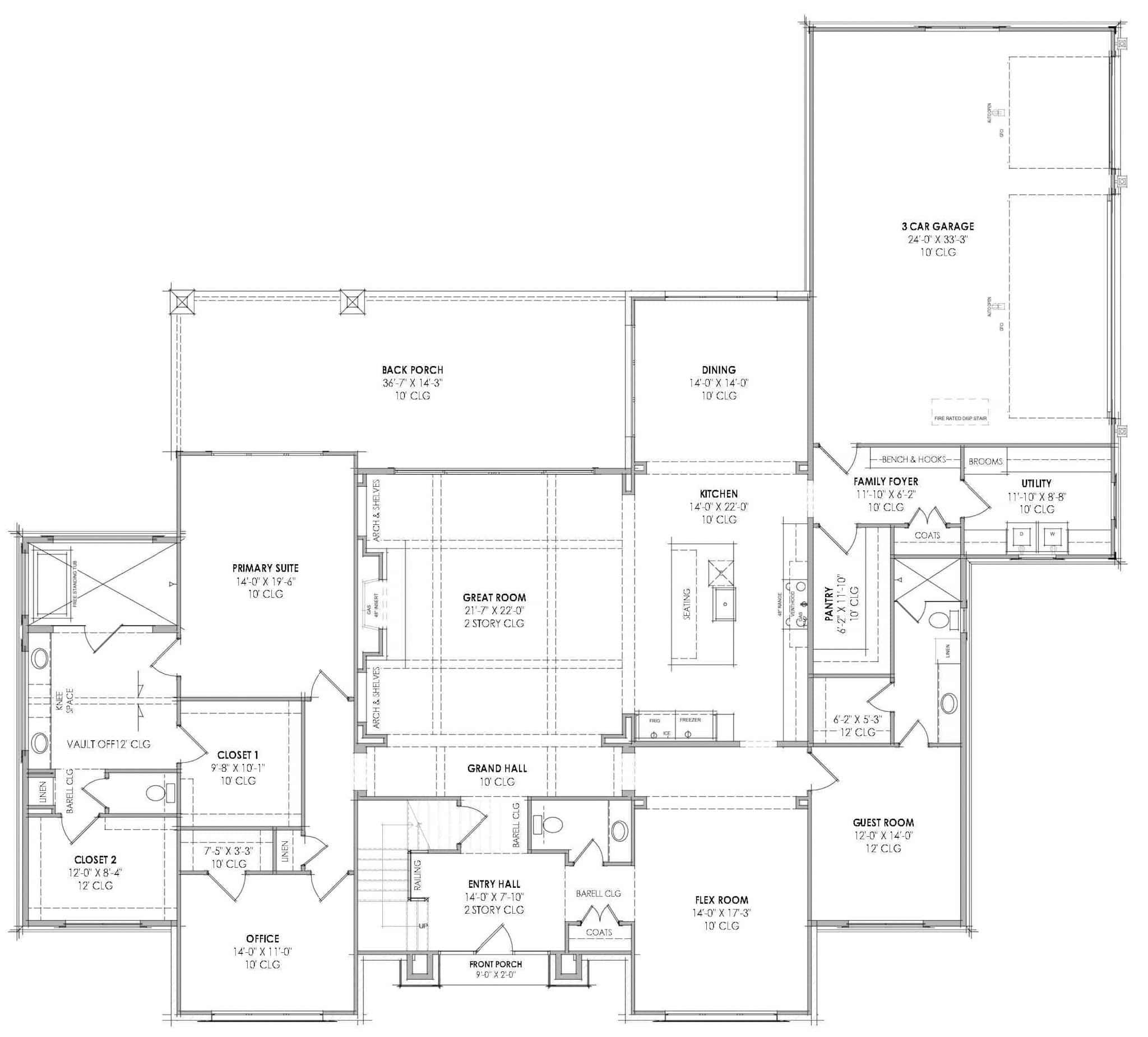 Floor Plan First Story