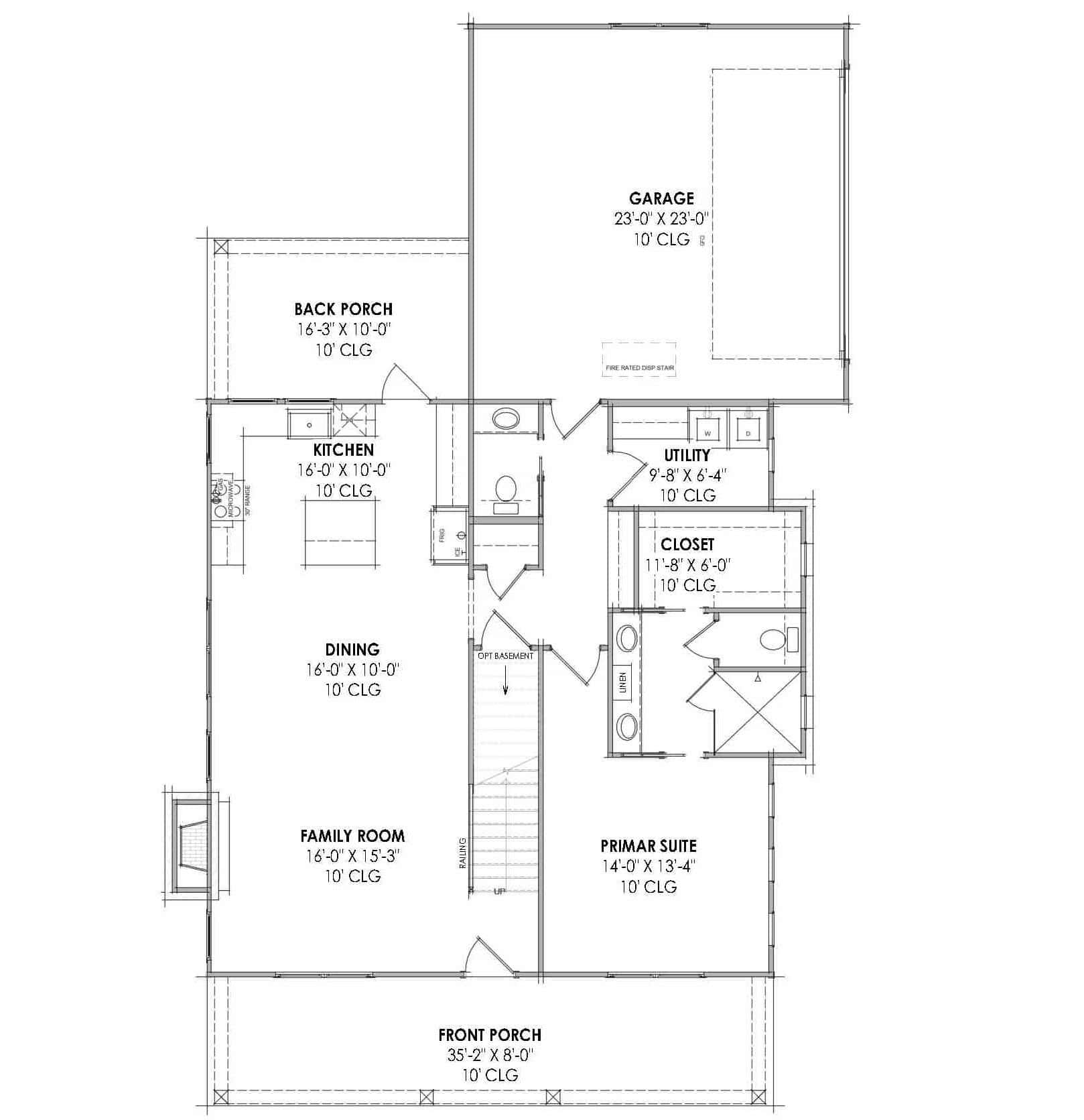 Floor Plan First Story