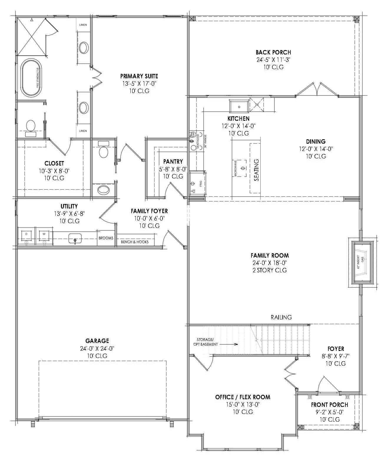 Floor Plan First Story