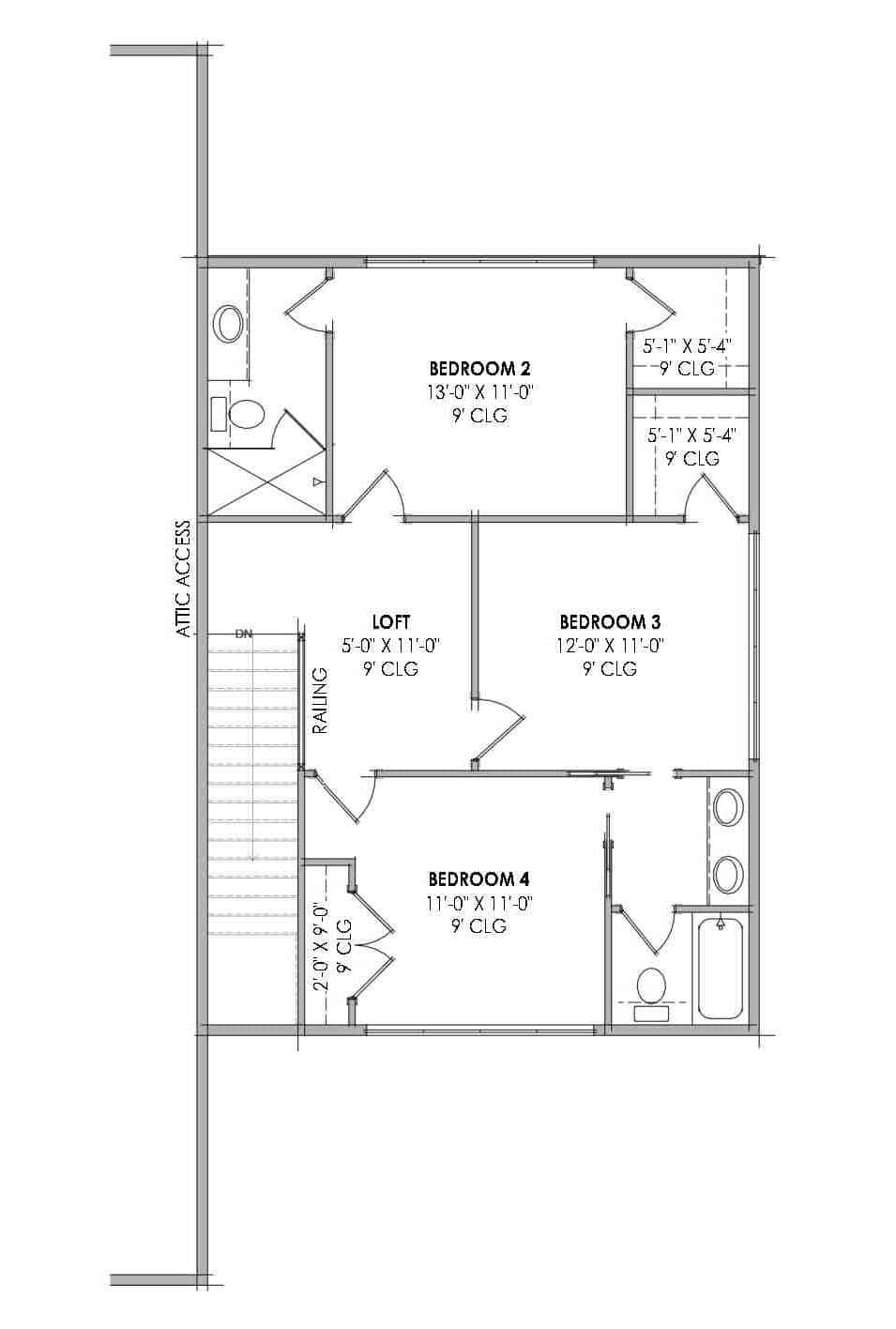 Floor Plan Second Story