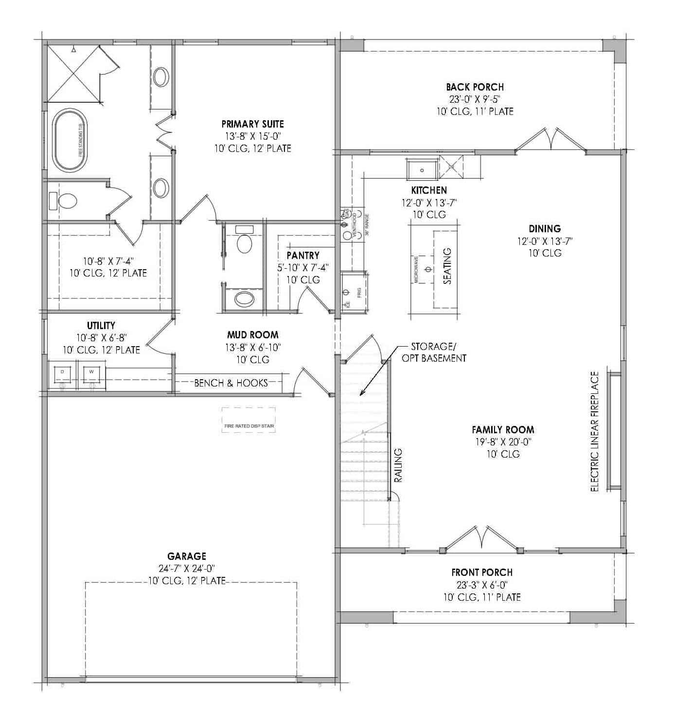 Floor Plan First Story