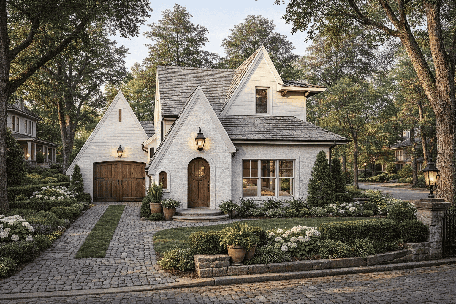 3-Bedroom, 1523 Sq Ft European Home Plan - 221-1007 - Main Exterior