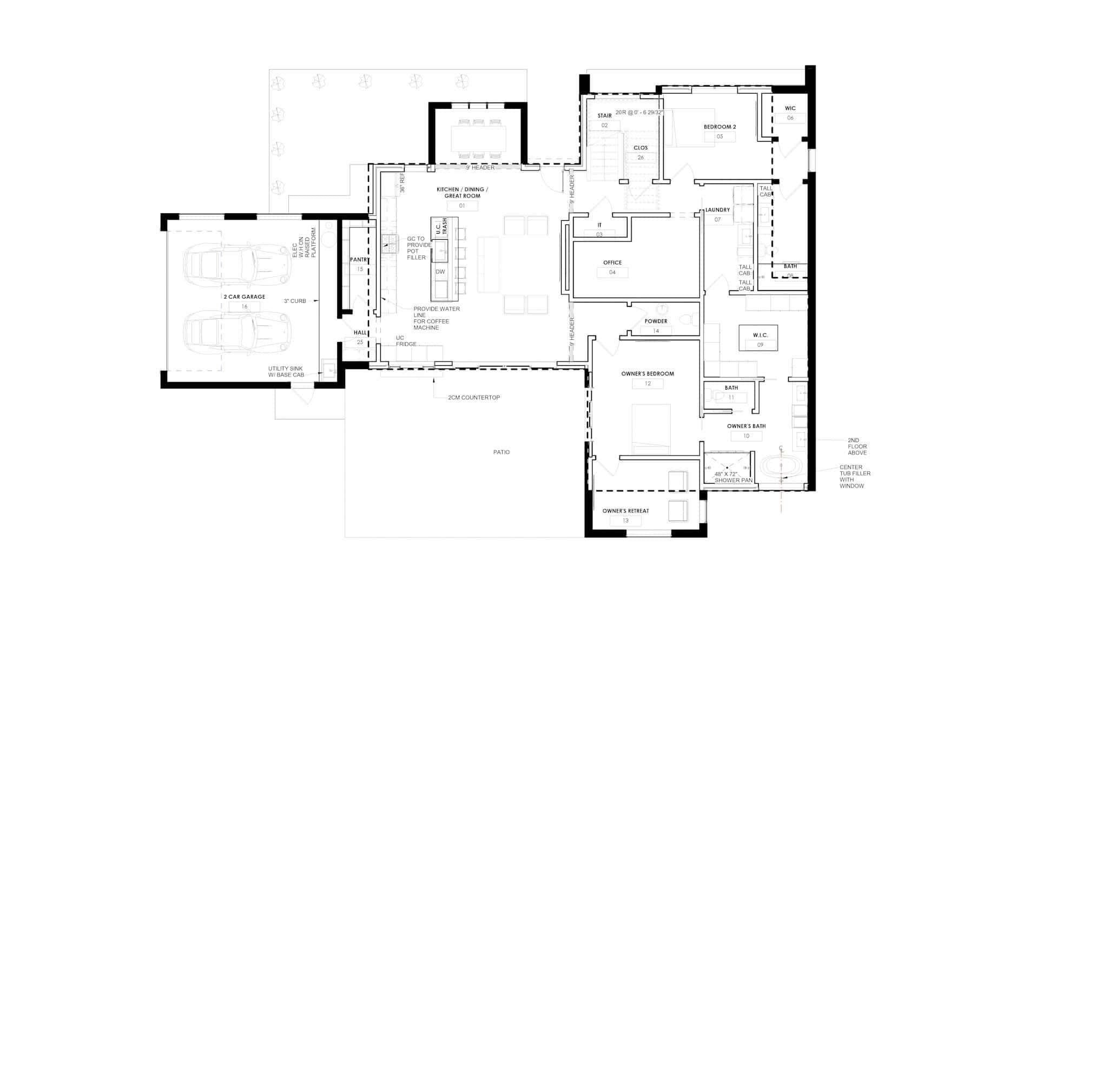Floor Plan First Story