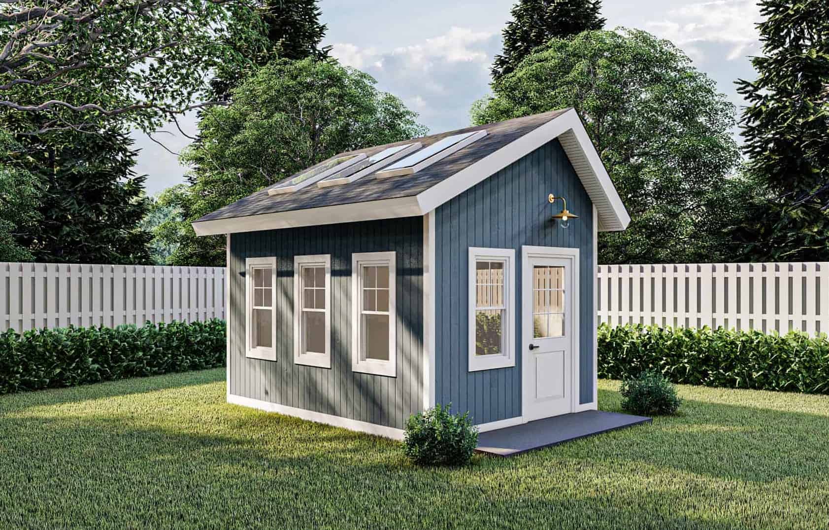 Front elevation of Cottage home (ThePlanCollection: House Plan #100-1361)