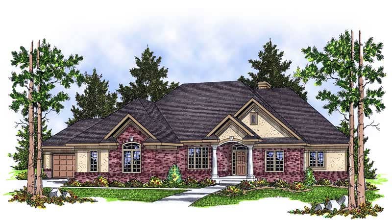 Main image for house plan # 13812