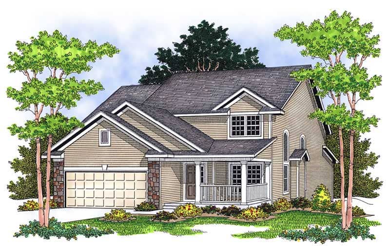 Main image for house plan # 13802