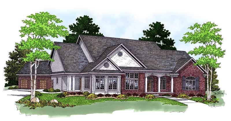 Main image for house plan # 13772