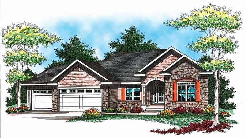 Main image for house plan # 19502